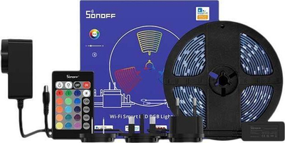 Shirit LED i zgjuar Sonoff L2, kit 5m, me shumë ngjyra