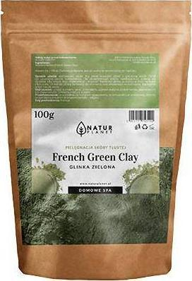 Argjilë jeshile për fytyrë Natur Planet, franceze, 100g