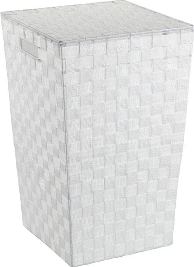 Shportë rrobash Wenko 22277100, 48L, me kapak, plastikë e bardhë