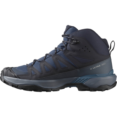 Çizme trekking Salomon X Ultra 360 Mid GORE-TEX, që s’i kap uji, taban Contagrip, blu e errët