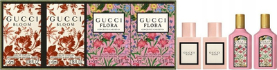 Set dhurate parfumesh Gucci Fragrance 4 copë, Bloom, Flora Gorgeous Gardenia