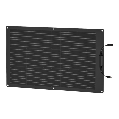 Panel diellor fleksibël EcoFlow 100W, monokristalin, IP68, i zi
