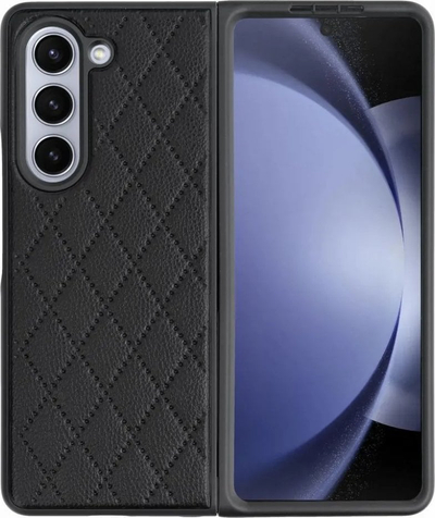 Mbështjellëse Hcd5 për Samsung Galaxy Z Fold 5, mbrojtëse, e zezë