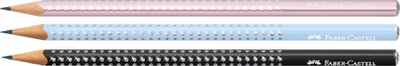 Set lapsash Faber-Castell New Harmony 218470, 3 lapsa Sparkle, fortësi B, shumëngjyrësh