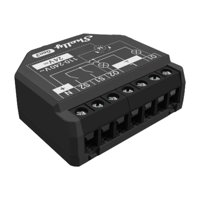 Modul smart Shelly 2PM Gen3 X4, Wi‑Fi, matje energjie, i zi