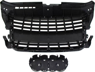 Grillë MTuning për Audi A3 8P, S8 Style, 2009 2012, e zezë me shkëlqim