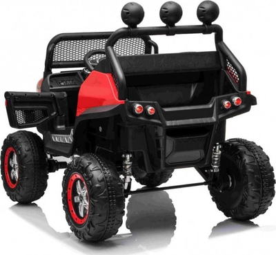 Makina elektrike për fëmijë ADEL Mercedes Unimog JL199, 4x4, me drita, e kuqe
