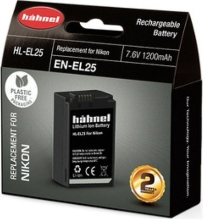 Батерија за камера Hahnel HL-EL25, заменска за Nikon EN-EL25, литиум-јонска