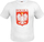 Bluzë “White and Red” me shqiponjë Poland, pambuk, XXL, e bardhë