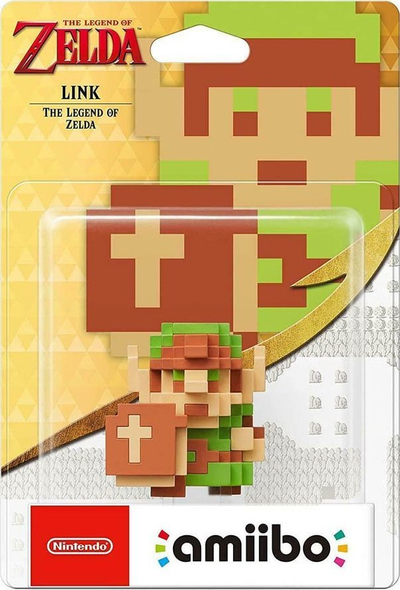 Figurë Amiibo Nintendo The Legend of Zelda, Link 8-bit, me shumë ngjyra
