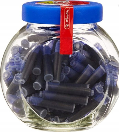 Rimbushje stilolapsi Herlitz 8541161, 100 copë, bojë blu