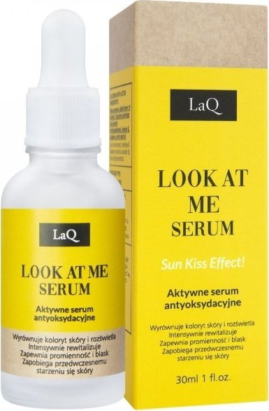 Serum per fytyrën LaQ Look At Me No6 Sun Kiss Effect, antioksidues, 30 ml, transparent
