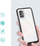Mbrojtëse telefoni Hurtel Clear 3in1 për Samsung Galaxy A03s, hibride, transparente, me kornizë të zezë