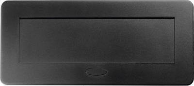 Prizë tavoline inkaso Spacetronik SPS-D24B V2, 2x Schuko, 2x USB, e zezë