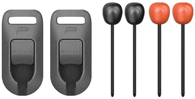 Kapëse rripi për kamerë PGYTECH Belt Fastener Clips, aliazh alumini, montim 1/4", të zeza