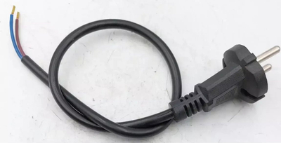 Kabllo rryme DEDRA DED8687, me prizë, për fryrës kopshti, e zezë