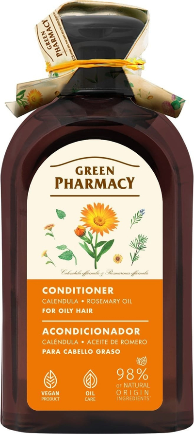 Balsam flokësh Green Pharmacy Calendula Rosemary, për flokë të yndyrshëm, 300ml