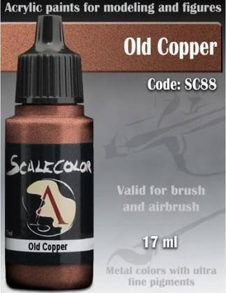 Bojë akrilike Scalecolor Metal N' Alchemy Old Copper, 17 mL, ngjyrë bakri e vjetër metalike