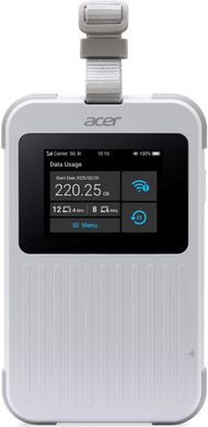 Ruter portativ Acer Connect M6E, 5G, WiFi 6E, i bardhë