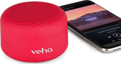 Портабилен звучник Veho M3, Bluetooth 5.0, 12 часа батерија, црвен