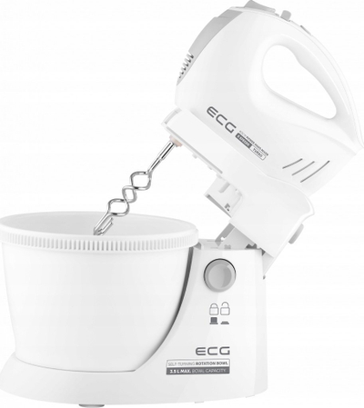 Mikser me tas ECG RSM 4052, 400W, 3.5L, i bardhë