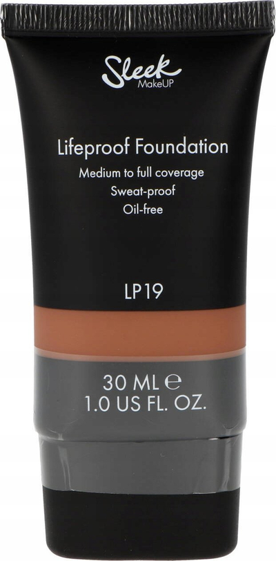 Крем фондација Sleek MakeUP Lifeproof LP19, високо покривање, без масло, 30ml