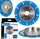 Disk prerës diamanti Geko G78341, 125mm, vrimë 22.2mm, blu