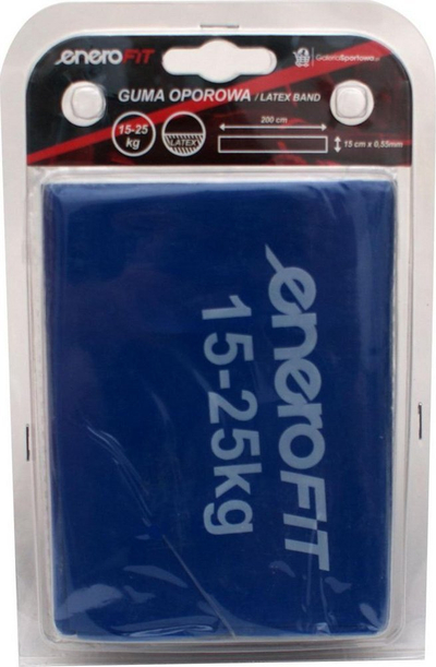 Shirit elastik rezistence Enero Fit Training Band, 15–25 kg, latex