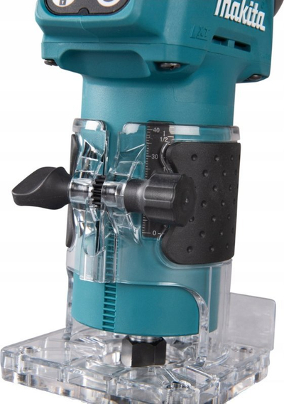 Frezë–trimer Makita DRT52SF LXT, pa kabllo, 18V 3Ah, me karikues