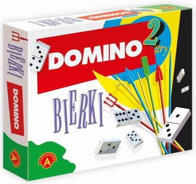 Set lojërash Alexander 2in1 Domino dhe shkopinj, për fëmijë 5+, shumëngjyrësh