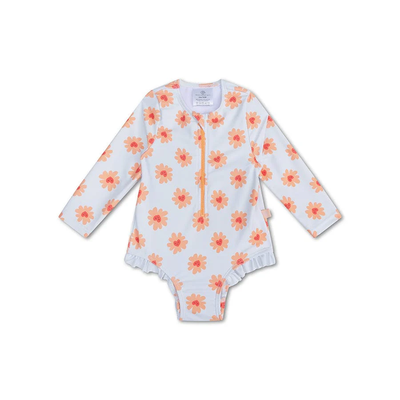 Swimsuit | Floral Love | shumëngjyrëshe për vajza me mëngë të gjata 98/104