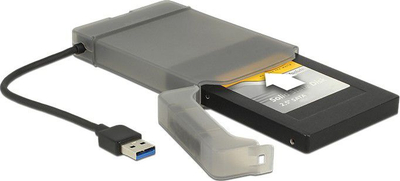 Kuti e jashtme për disk 2.5" Delock 62742, USB 3.0, SATA 6 Gb/s, e zezë