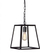 Llambadar varese Netlighting industrial retro, 1xE27 60W, metal me xham, i zi mat
