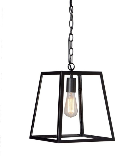 Llambadar varese Netlighting industrial retro, 1xE27 60W, metal me xham, i zi mat