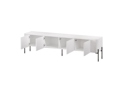 Komodë TV Cama VERA, 190x40x50 cm, e bardhë mat