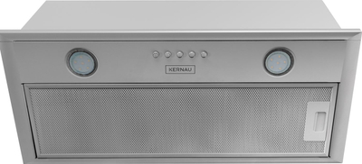 Kapak aspirues Kernau KBH 07601.1 X, i futshëm në dollap, inox, ngjyrë argjendtë