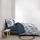 Set shtrati Douceur d'intérieur Roselia Printed, 240 x 220 cm, 100% pambuk, me lule, blu e bardhë