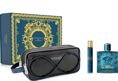 Set dhuratë VERSACE Eros, EDT 100 ml + EDT 10 ml + çantë kozmetike
