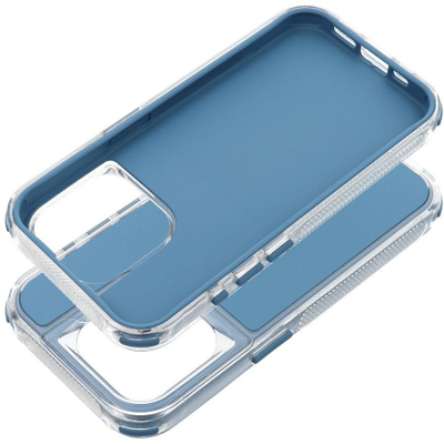 Futrollë telefoni OEM MATRIX për iPhone 17 Pro Max, TPU PU, mbrojtëse, blu