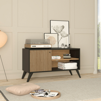 Komodë për TV Kruden 100x40x51Hcm (HM9443.11), zezë