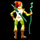 Фигурина Mattel Origins Snake Armor Teela, Rise of Snake Men, артикулирана, со додатоци