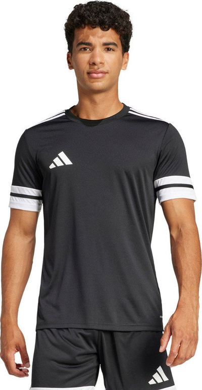 Bluzë sportive Adidas Squadra 25 M JG5832, Aeroready, 100% poliester i ricikluar, e zezë