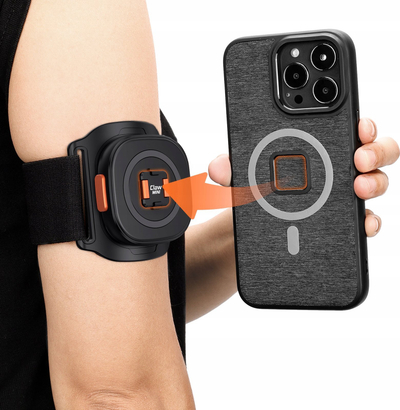 Mbajtëse dore për telefon Vrig MG-13L Claw Mini System, alumini, magnetike, e zezë