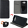 Kopertinë telefoni me xhep Wallet Case Smart Magneto për Xiaomi 13T, tip libër, me magnet, e zezë