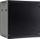 Dollap muri RACK Netrack F-Line, 19" 12U, 450mm, derë xhami, i zi