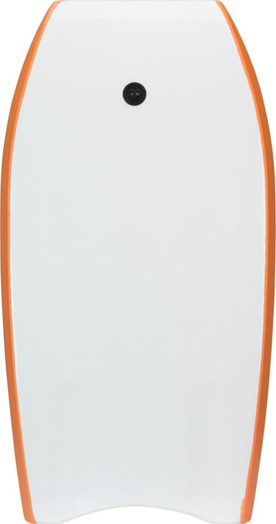 Dërrasë bodyboard Waimea EPS Print Slick, për të rritur, me litar, e bardhë portokalli vjollcë