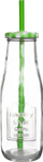 Shishe qelqi me pip, 250ml, kapak metal, transparente
