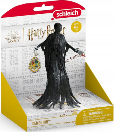 Figurinë Schleich Dementor Harry Potter, plastike, për koleksionistë, e zezë