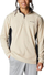 Bluzë fleece Columbia Klamth Range Half Zip, me gjysmë zinxhir, bezhë me të zezë