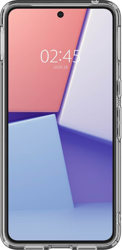 Këllëf telefoni Spigen Ultra Hybrid OneTap Metal Ring MagSafe për Google Pixel 8 Pro, transparent, i zi